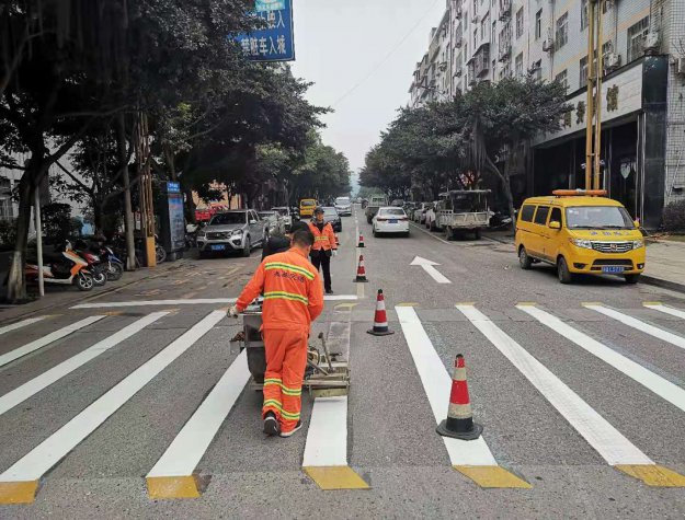 潍坊诸城道路标线施工